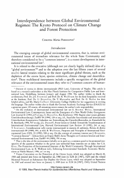 Interdependence between Global Environmental