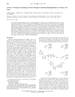 Activity of Nitrogen-Containing and Non-Nitrogen