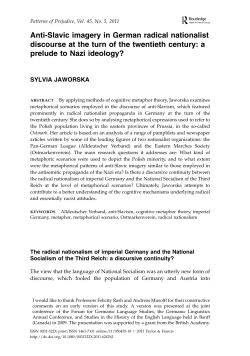 Anti-Slavic imagery in German radical nationalist