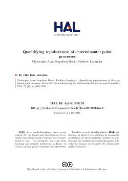 Quantifying repulsiveness of determinantal point processes