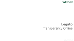 Legato Transparency Online