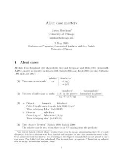 Aleut case matters - University of Chicago