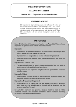 Depreciation and Amortisation