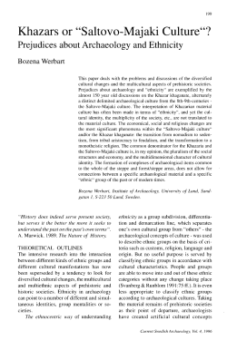 Khazars or "Saltovo-Majaki Culture"?