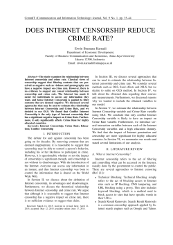 does internet censorship reduce crime rate?