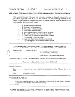 Engineering - City of Los Angeles