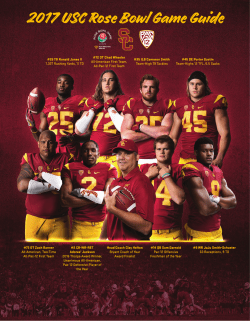 USC Rose Bowl Media Guide