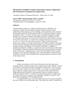 Interannual Variability in Upper-Ocean Heat Content
