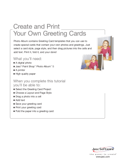 Create and Print Your Own Greeting Cards