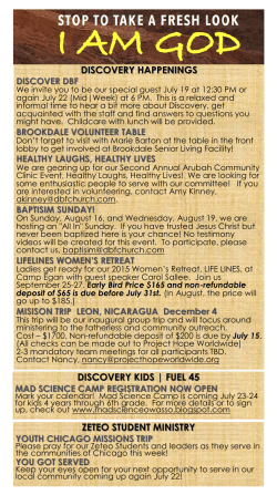 discovery happenings discovery kids | fuel 45 zeteo student ministry