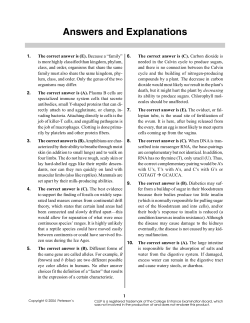 Answers and Explanations