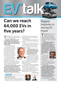 Can we reach 64,000 EVs in five years?