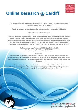 file - ORCA - Cardiff University