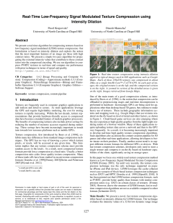 Real-Time Low-Frequency Signal Modulated Texture
