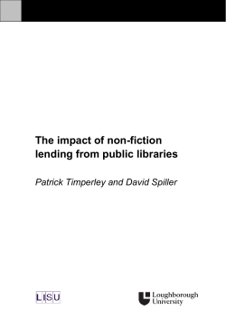 The impact of non-fiction lending from public libraries