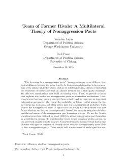 Team of Former Rivals: A Multilateral Theory of