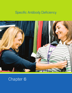 Specific Antibody Deficiency - Immune Deficiency Foundation