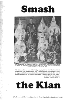 Smash the Klan - Freedom Archives