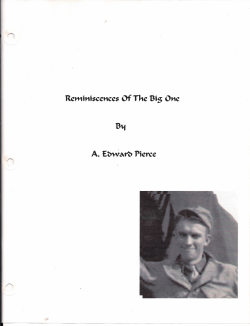 Reminiscences Of The Big One
