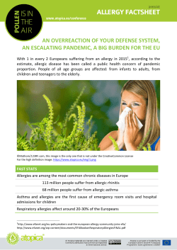 AN OVERREACTION OF YOUR DEFENSE SYSTEM, AN