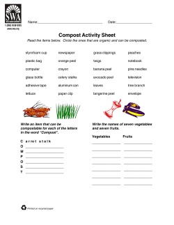 Composting Activity Sheet