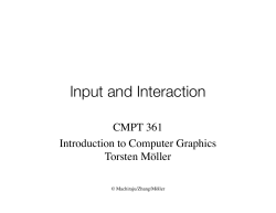 Input and Interaction