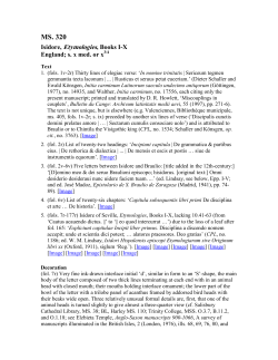 MS. 320 - The Queen`s College, Oxford