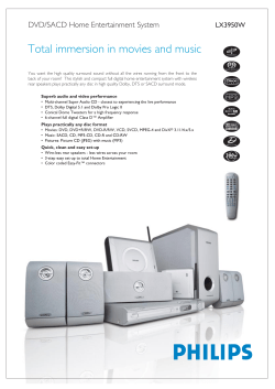 Total immersion in movies and music