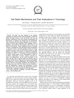 Cell Death Mechanisms and Their Implications in
