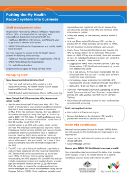 Download: `Putting the My Health Record system into business`