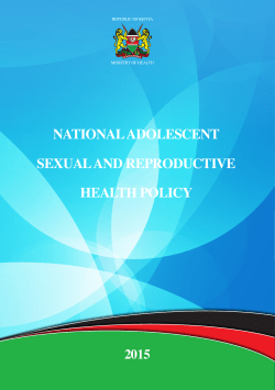 National Adolescent Sexual and Reproductive