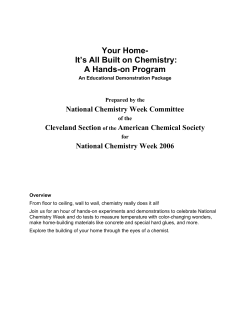 Hands-on Demonstration Program Script for 2006