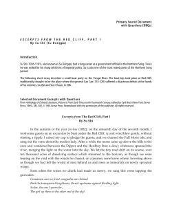 The Red Cliff, Part I  - Asia for Educators