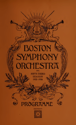 Boston Symphony Orchestra concert programs, Season