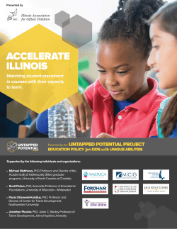 accelerate illinois - Untapped Potential Project