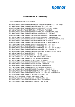 EU Declaration of Conformity