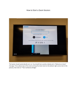 How to Start a Zoom Session: