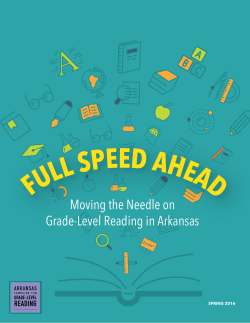 Read the report - Arkansas Campaign for Grade