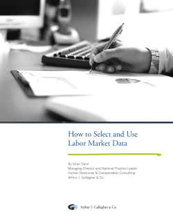 How to Select and Use Labor Market Data
