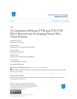 A Comparison of Raman, FTIR and ATR-FTIR Micro