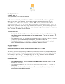 Learning Objectives and References