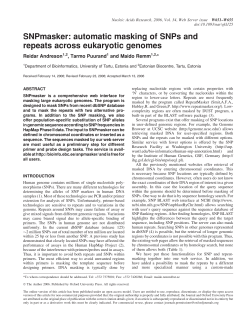 SNPmasker: automatic masking of SNPs and repeats across