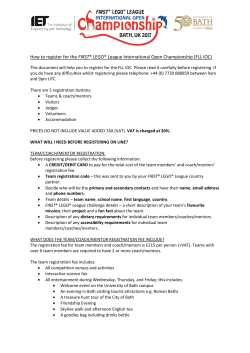 How to register - Events