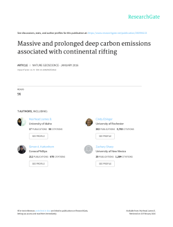Massive and prolonged deep carbon emissions associated with
