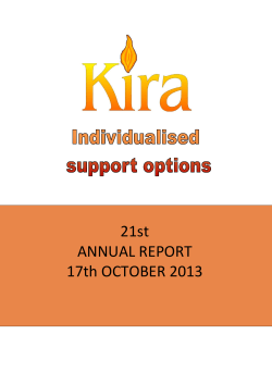 21st ANNUAL REPORT 17th OCTOBER 2013