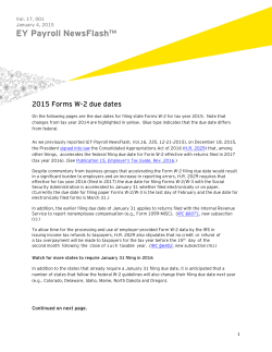 State form W-2 filing due dates