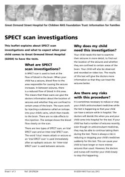 SPECT scan investigations - Great Ormond Street Hospital