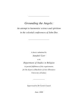 Grounding the Angels: