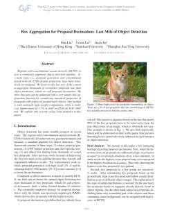 Box Aggregation for Proposal Decimation