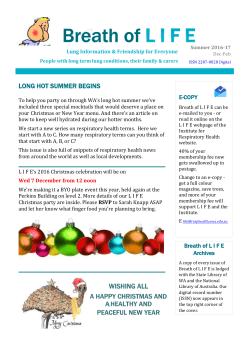 Read Publication - Institute For Respiratory Health